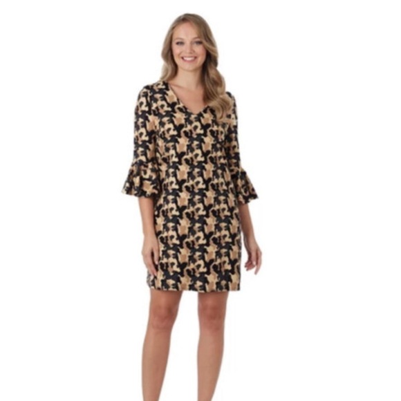 Jude Connally Dresses & Skirts - Jude Connally Small‎ Camo Black Lyla Dress Size XS